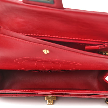Chanel Aged Calfskin Quilted 2.55 Reissue 225 Flap Red 5 of 10