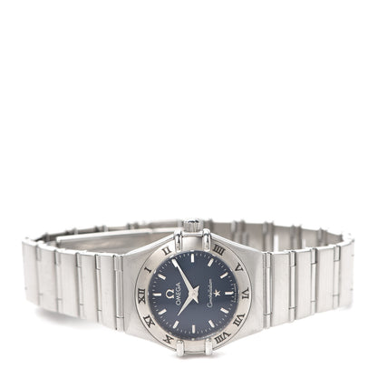 Omega Stainless Steel 22mm Constellation Quartz Watch Blue 1562.40 2 of 5