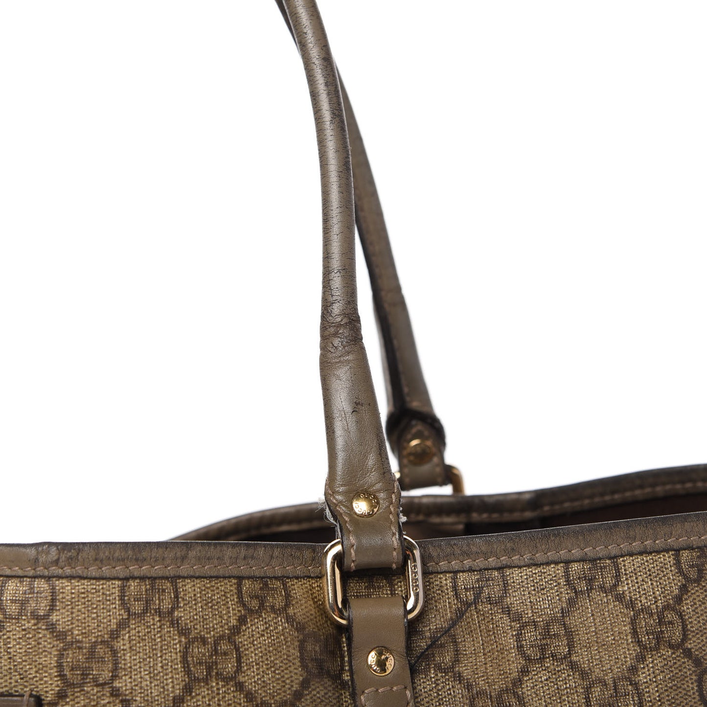 GG Plus Monogram Large Joy Tote Beige