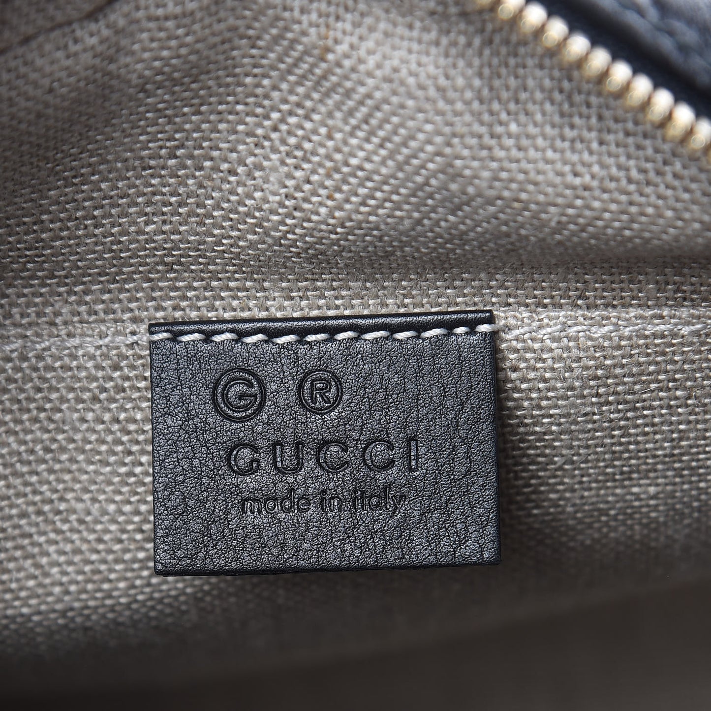 Microguccissima Mini Bree Messenger Bag Black