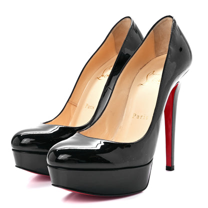 Christian Louboutin Patent Dirditta 130 Platform Pumps 37.5 Black 3 of 7