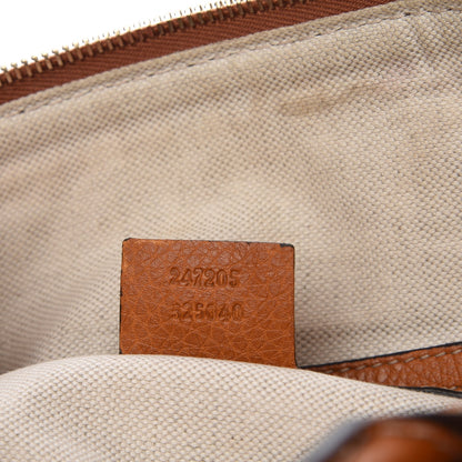 Gucci Calfskin Vintage Web Medium Boston Tobacco 8 of 8