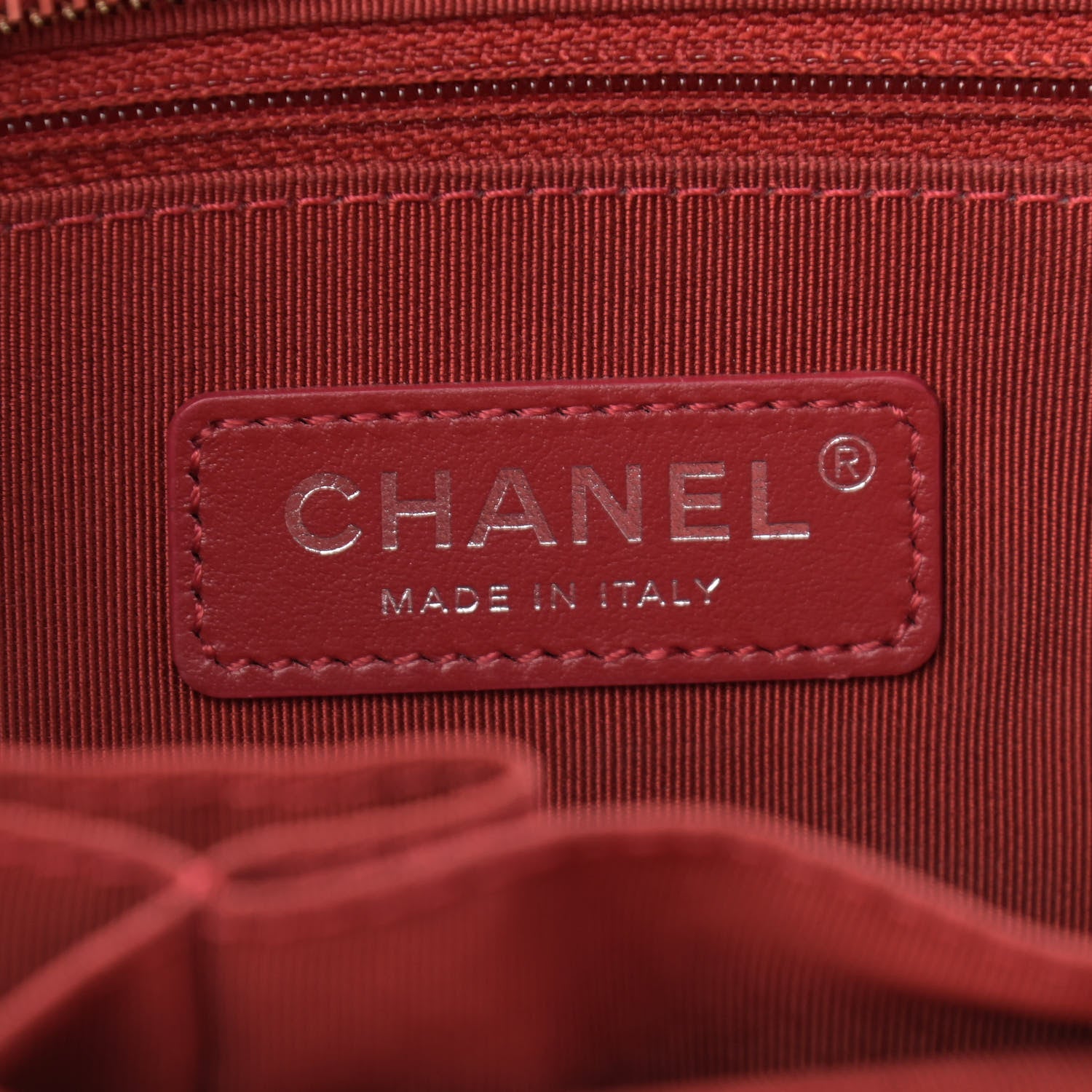 Chanel Aged Smooth Calfskin Quilted Medium Gabrielle Logo Hobo Red 6 of 10