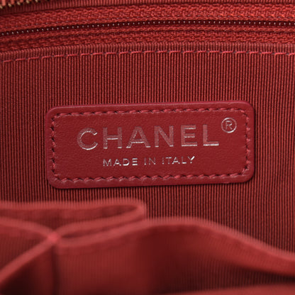Chanel Aged Smooth Calfskin Quilted Medium Gabrielle Logo Hobo Red 6 of 10