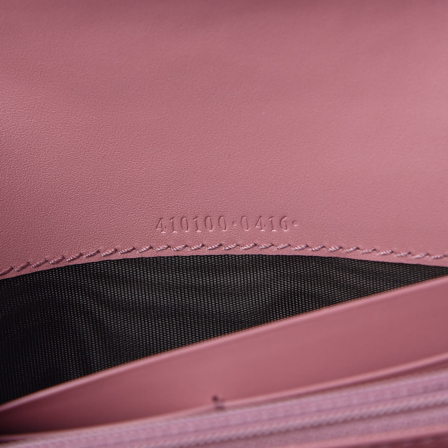 Gucci Guccissima Continental Flap Wallet Pink 7 of 7