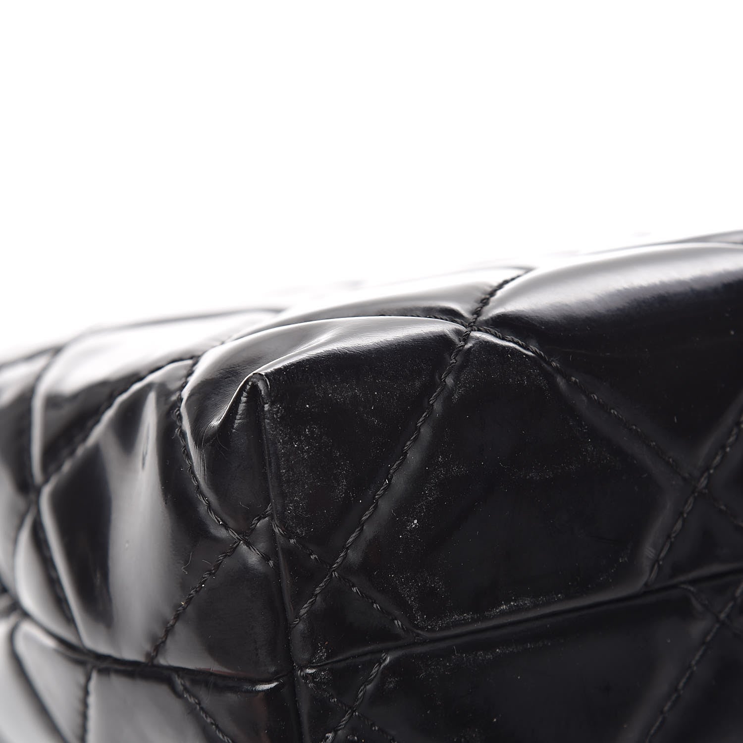 Chanel Vinyl Quilted In the Business Flap Bag Black 10 of 16