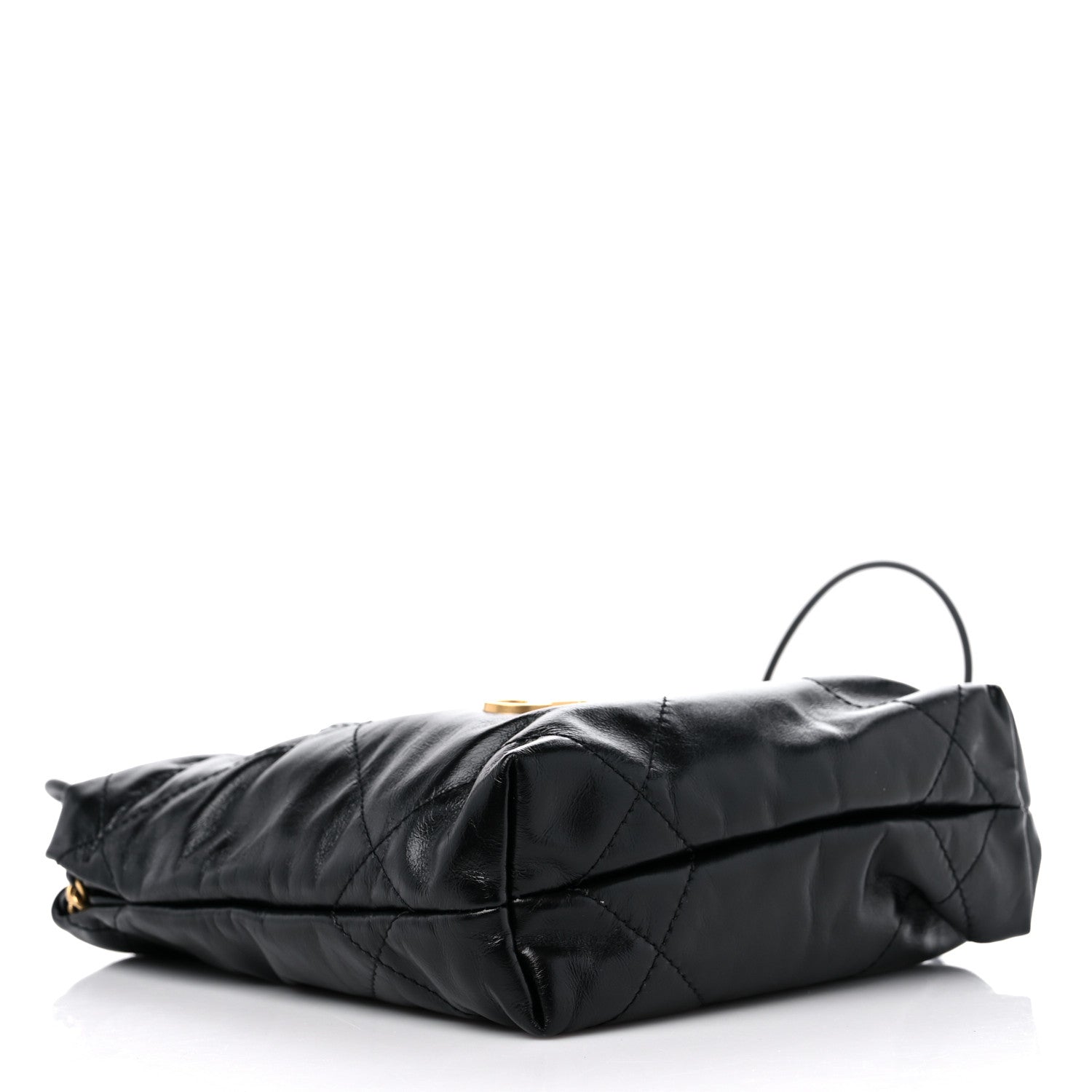 Chanel Shiny Calfskin Quilted Mini Chanel 22 Black 4 of 9