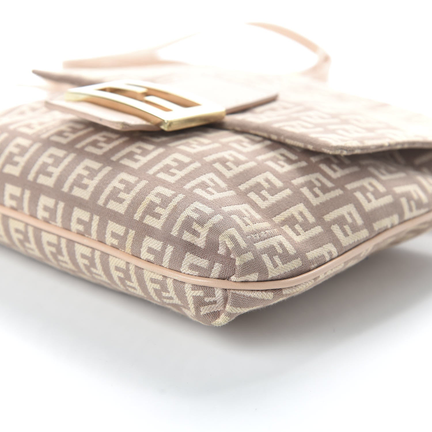 Fendi Zucchino Vitello Tube Messenger Bag Cipria Teint Cipria 7 of 11