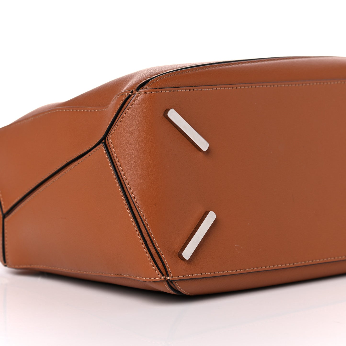 Calfskin Medium Puzzle Bag Tan