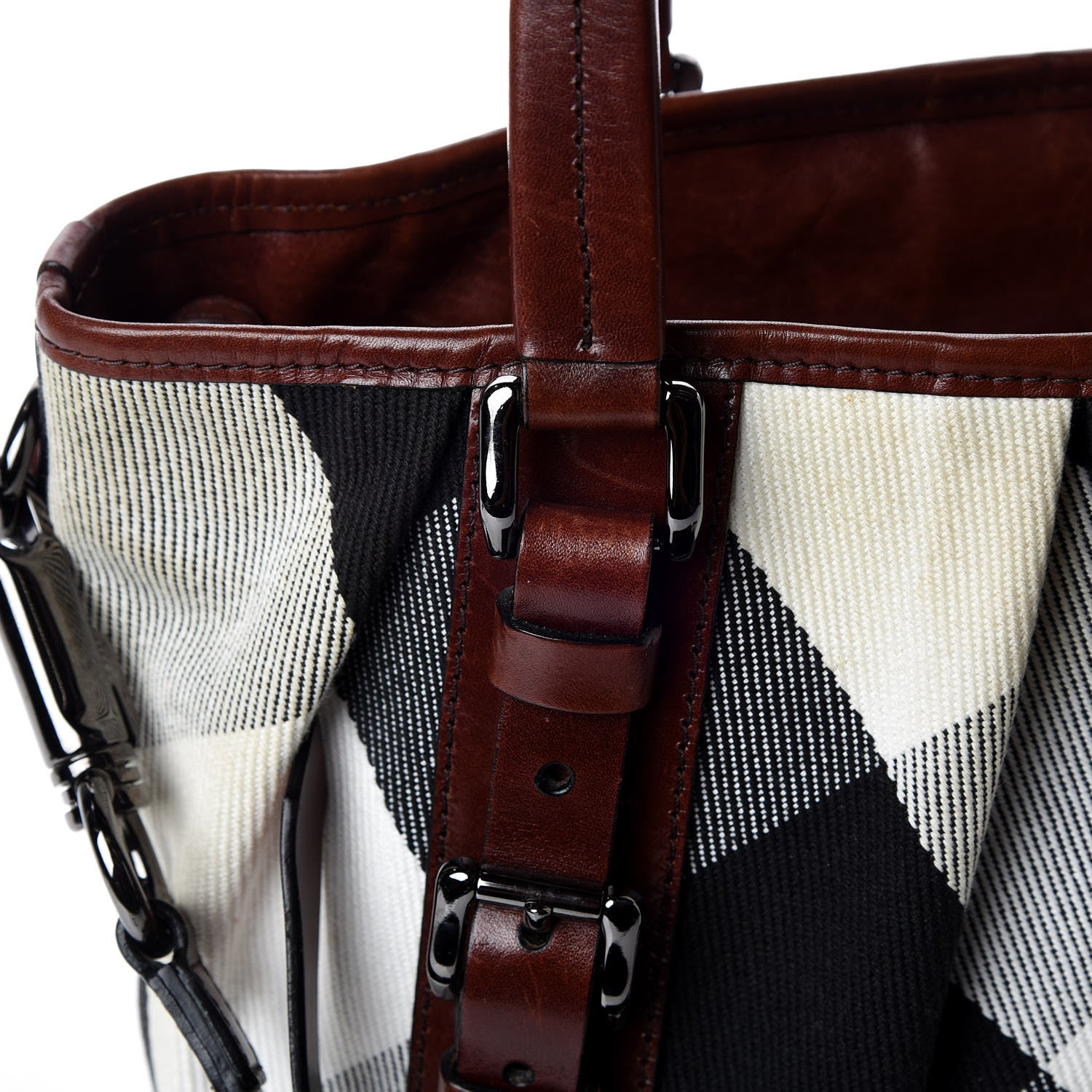 Burberry Canvas Mega Check Lowry Brown 22 of 26