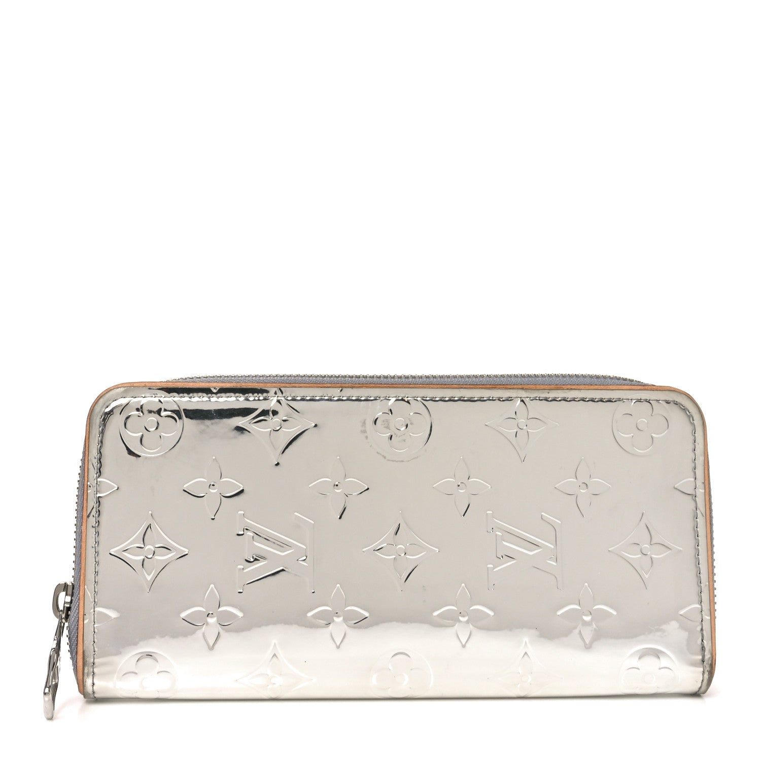 Louis Vuitton Monogram Mirror Zippy Wallet Silver 1868420