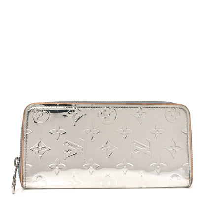 Louis Vuitton Monogram Mirror Zippy Wallet Silver 1 of 8