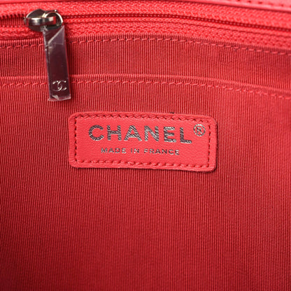 Chanel Tweed Patchwork Jumbo Single Flap Pink 6 of 11