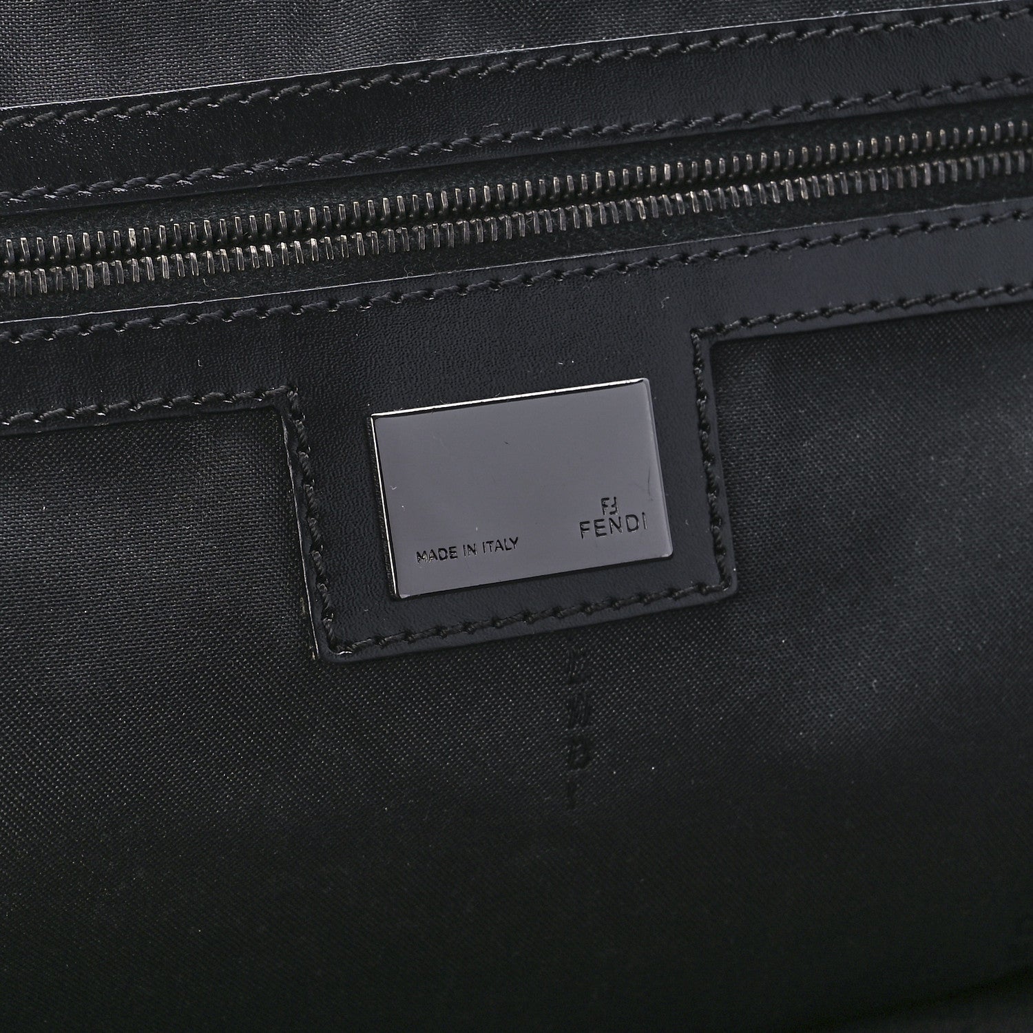 Fendi Zucchino Satchel Dark Brown 5 of 12