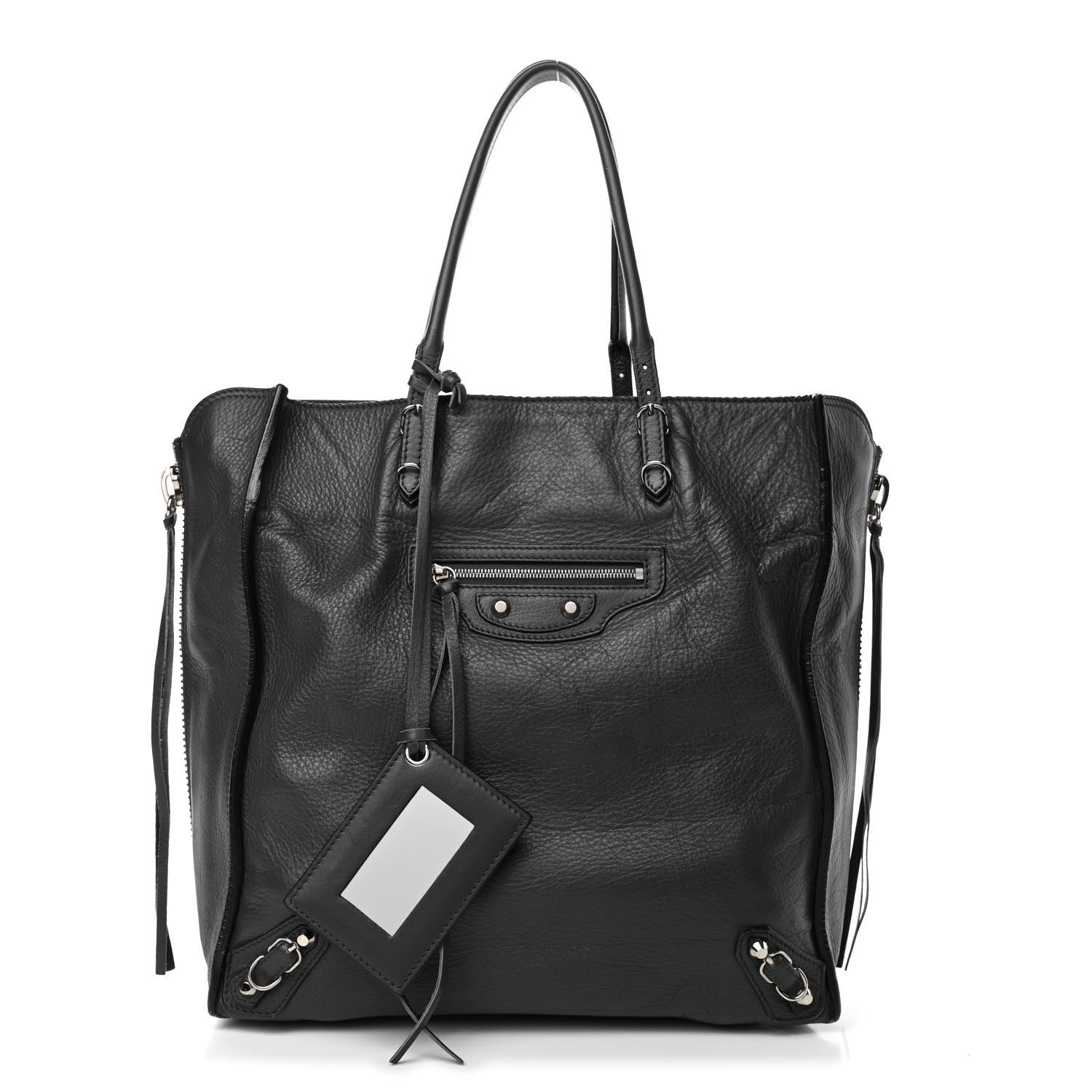 Balenciaga Veau Papier A5 Zip Around Tote Gris Fossile 1 of 4