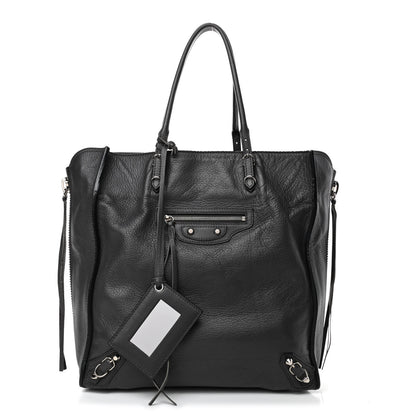 Balenciaga Veau Papier A5 Zip Around Tote Gris Fossile 1 of 4