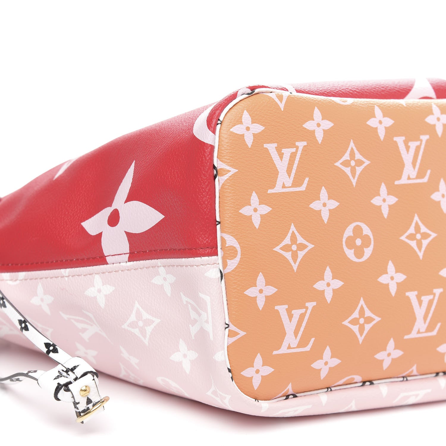 Louis Vuitton Monogram Giant Neverfull MM Rouge 9 of 10