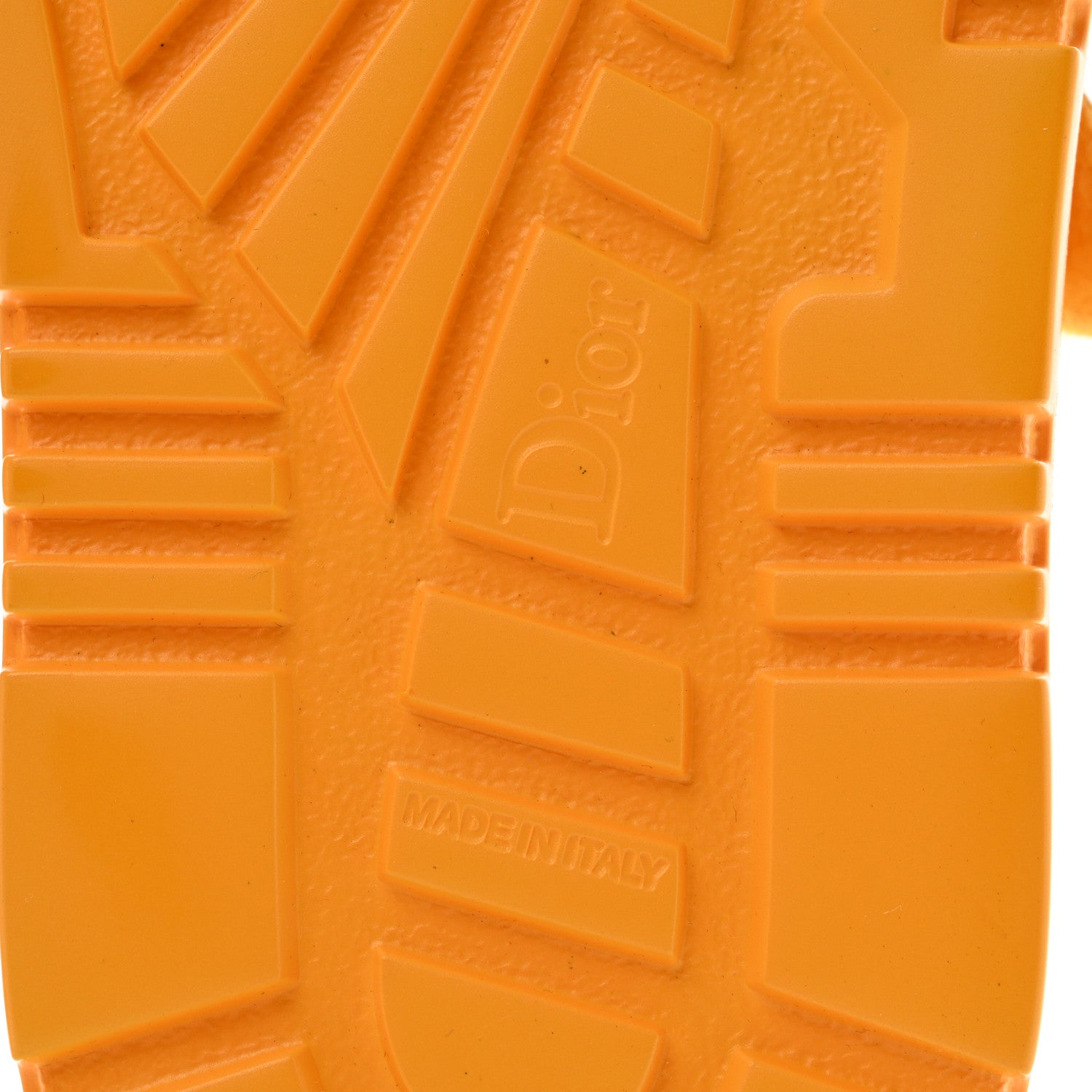 Christian Dior Lambskin Dioract 10mm Slide Sandals 39.5 Amber Yellow 8 of 8