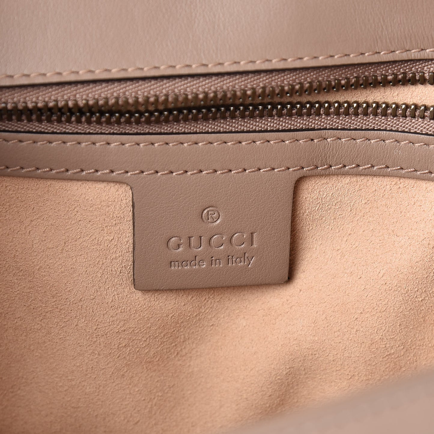 Calfskin Matelasse Small GG Marmont Shoulder Bag Porcelain Rose