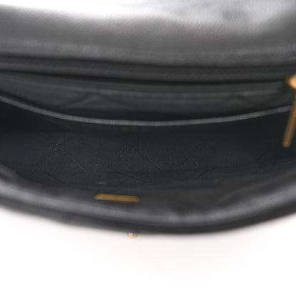 Chanel Caviar Quilted CC Large Flap Black 5 of 11