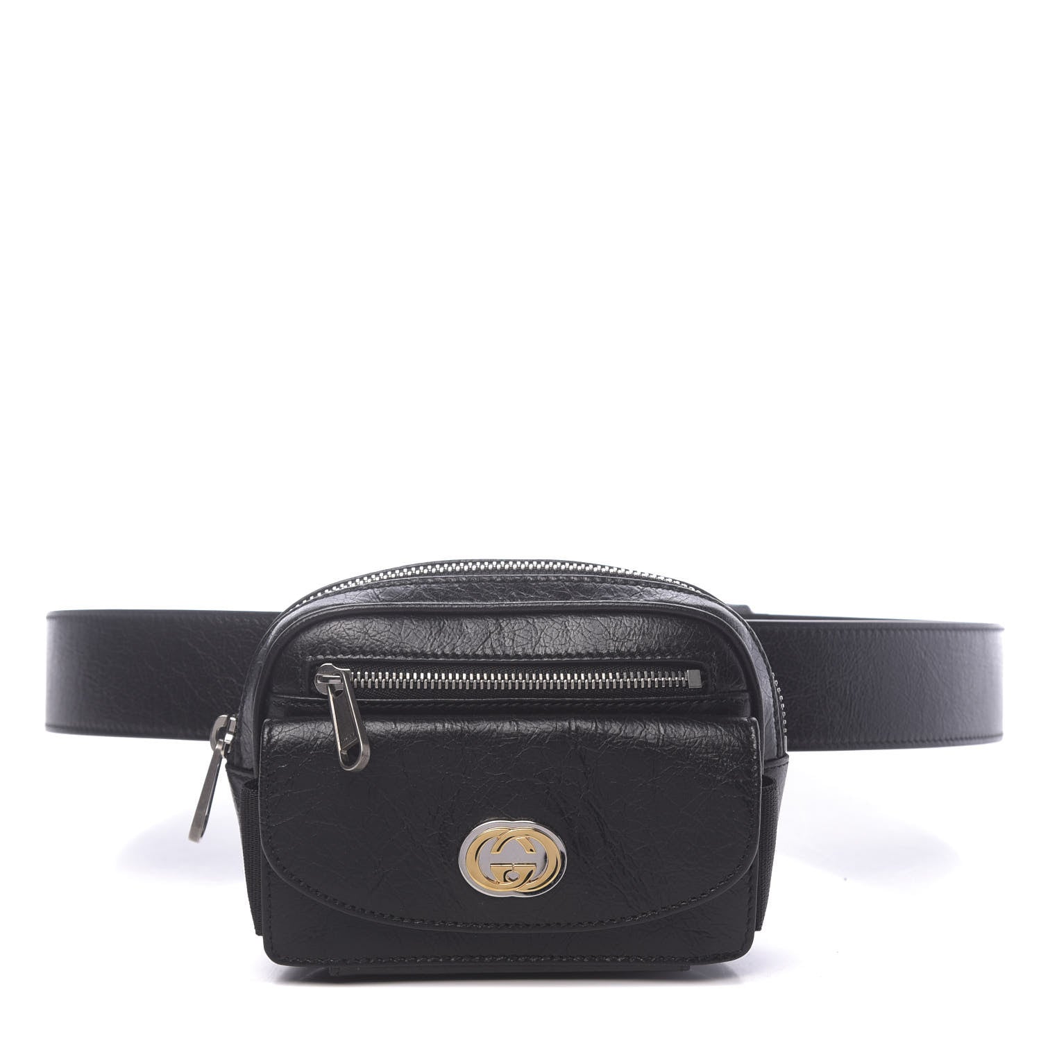 Gucci Fluffy Calfskin Mini Morpheus Belt Bag 90 36 Black 1 of 11