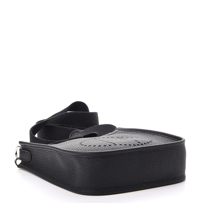 Hermes Taurillon Clemence Evelyne TPM Black 4 of 8