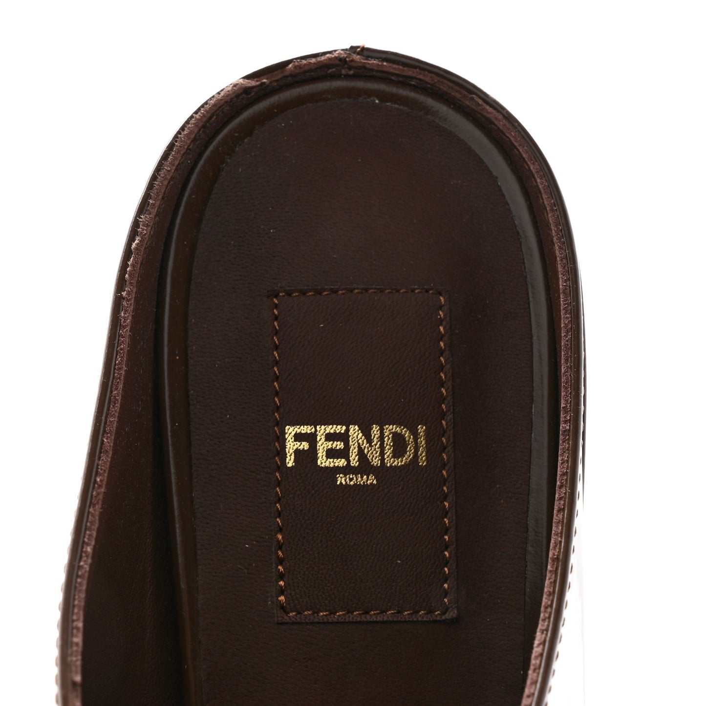 Vitello Abrasivato FF Cut Mules 37 Cuoio