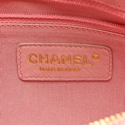 Chanel Caviar Quilted Pochette Pink 6 of 9