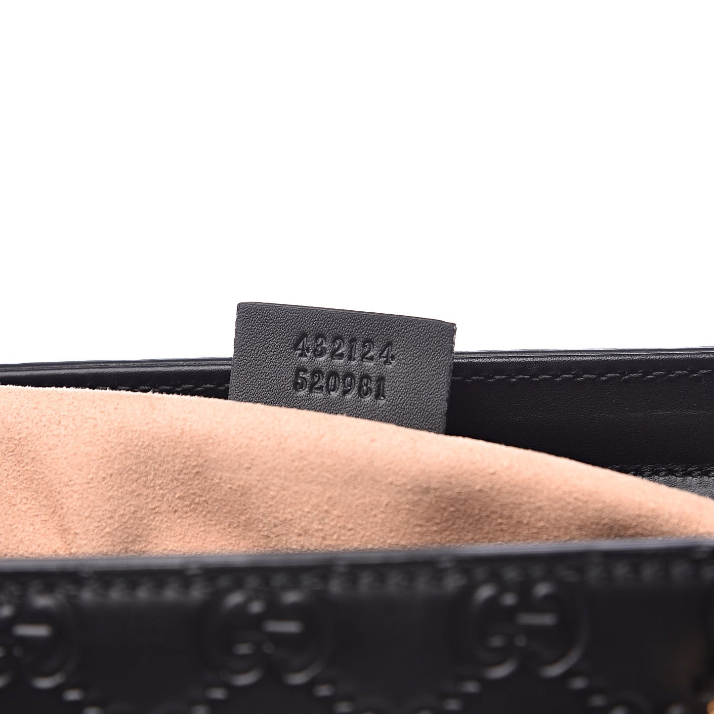 Guccissima Small Zippered Bucket Tote Black