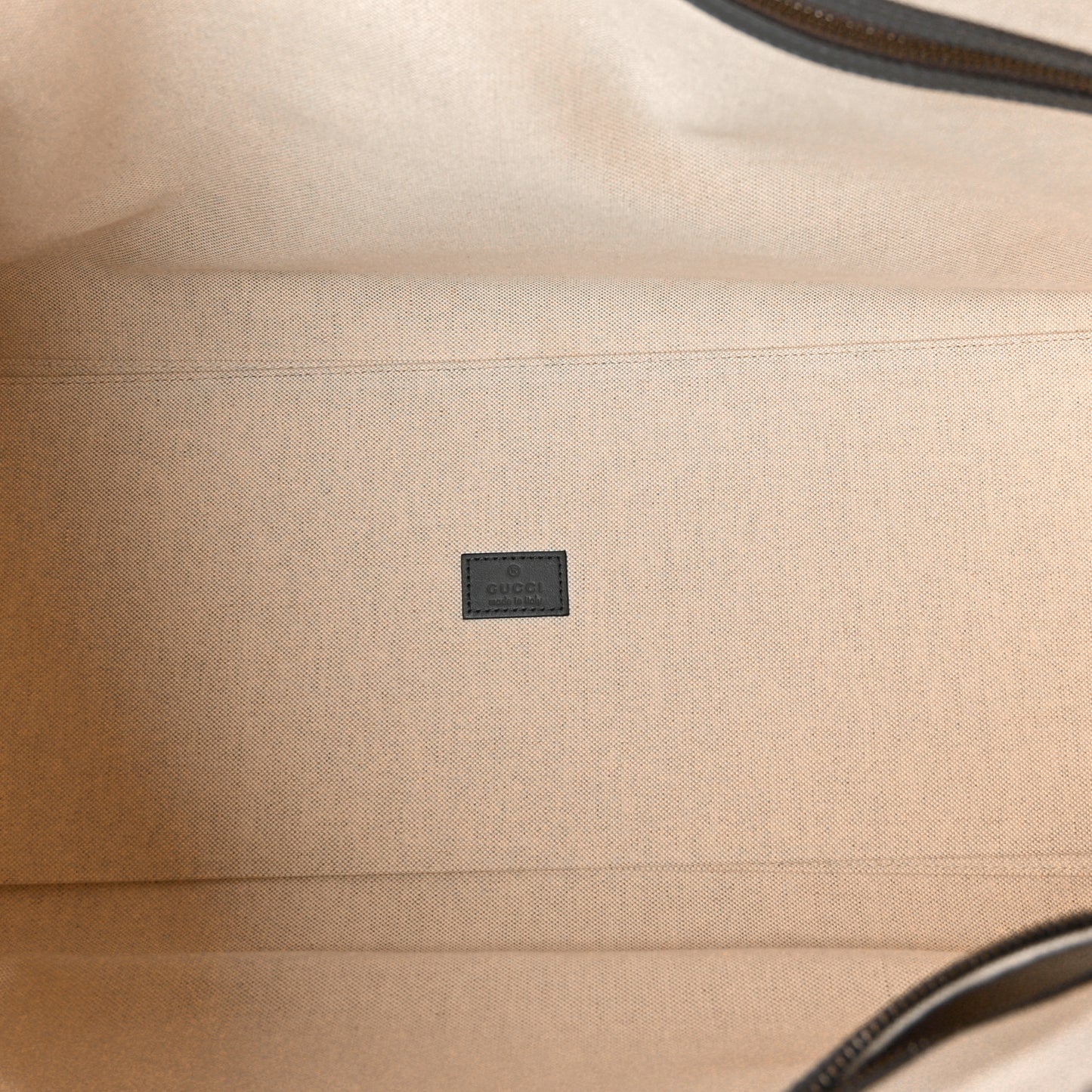 Koi Calfskin Web XL Bauletto Duffle Top Handle Bag Grey