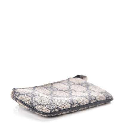 Gucci GG Supreme Monogram Key Case Beige Blue 4 of 8