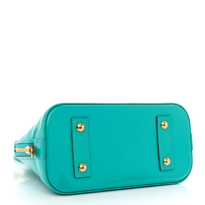 Louis Vuitton Vernis Alma BB Turquoise 4 of 11