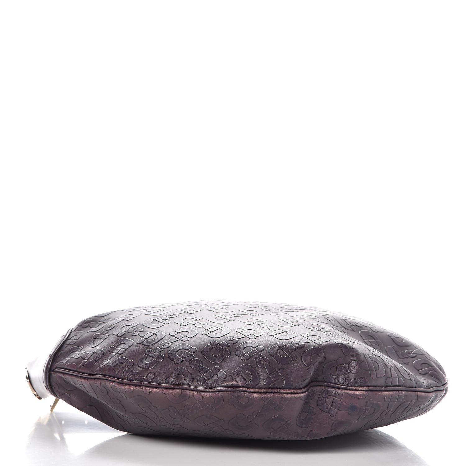 Gucci Calfskin Horsebit Embossed Glam Hobo Purple 4 of 16