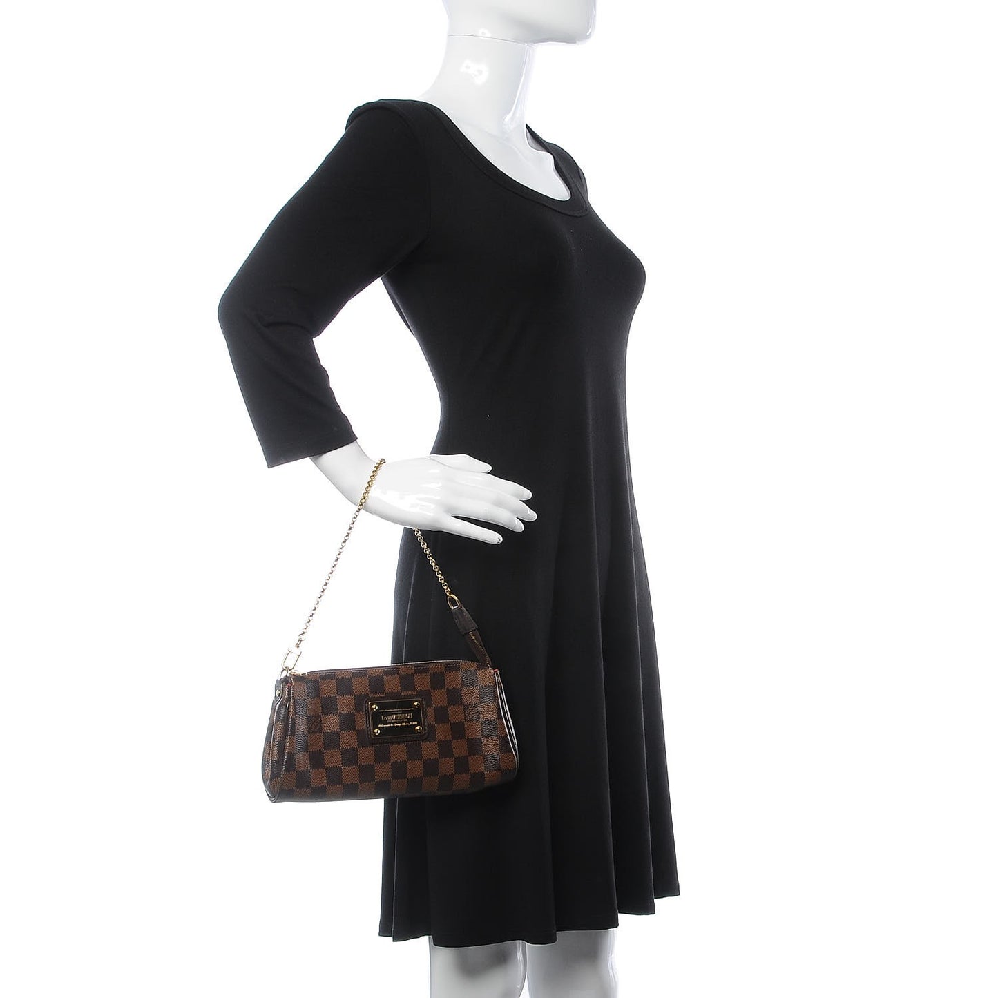 Damier Ebene Eva Clutch