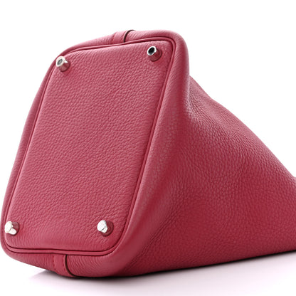 Hermes Taurillon Clemence Picotin Lock 18 PM Rubis 10 of 10