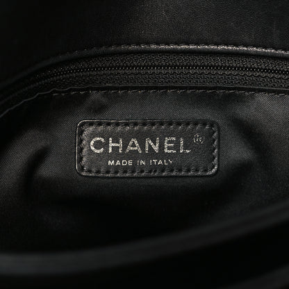 Chanel Lambskin Quilted Chanel 3 Maxi Flap Bag Black 6 of 10