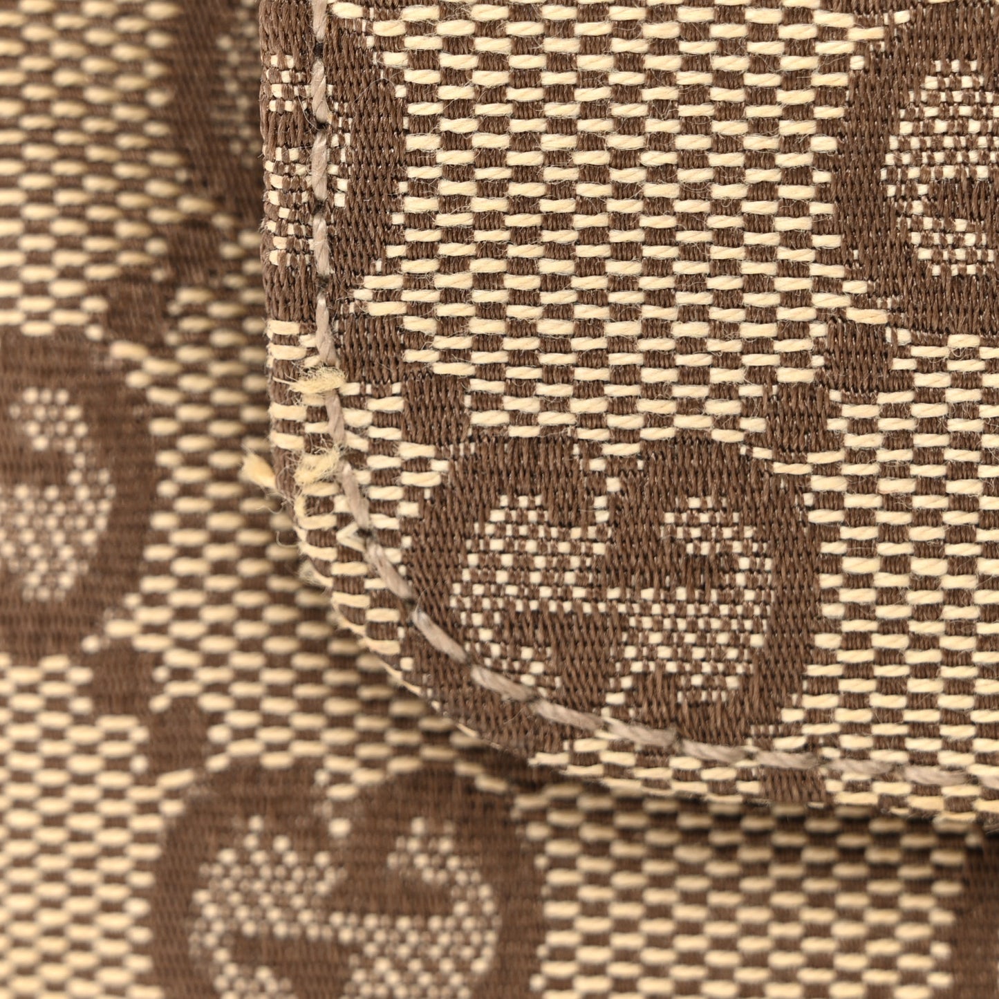 Monogram Jackie O Flap Bag Brown