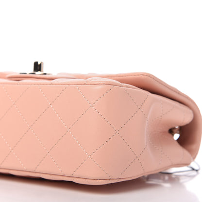 Chanel Lambskin Quilted Mini Rectangular Flap Light Pink 7 of 11