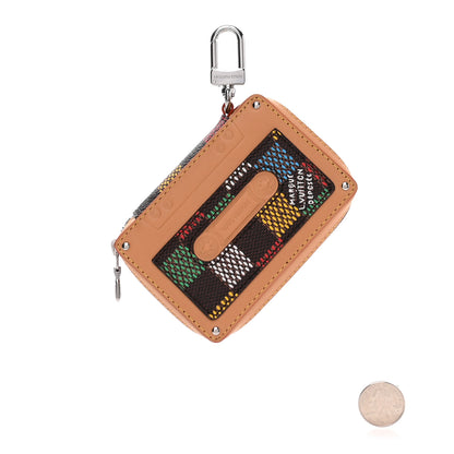 Louis Vuitton LV Vers Damier Tape Key Holder Bag Charm Multicolor 2 of 5