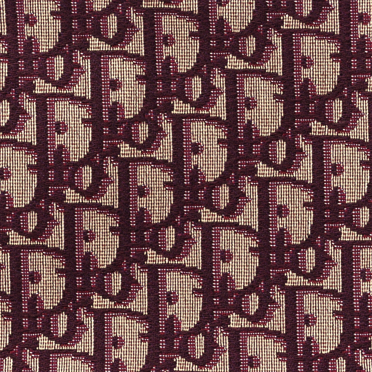 Christian Dior Oblique Diorquake Clutch Burgundy 8 of 10