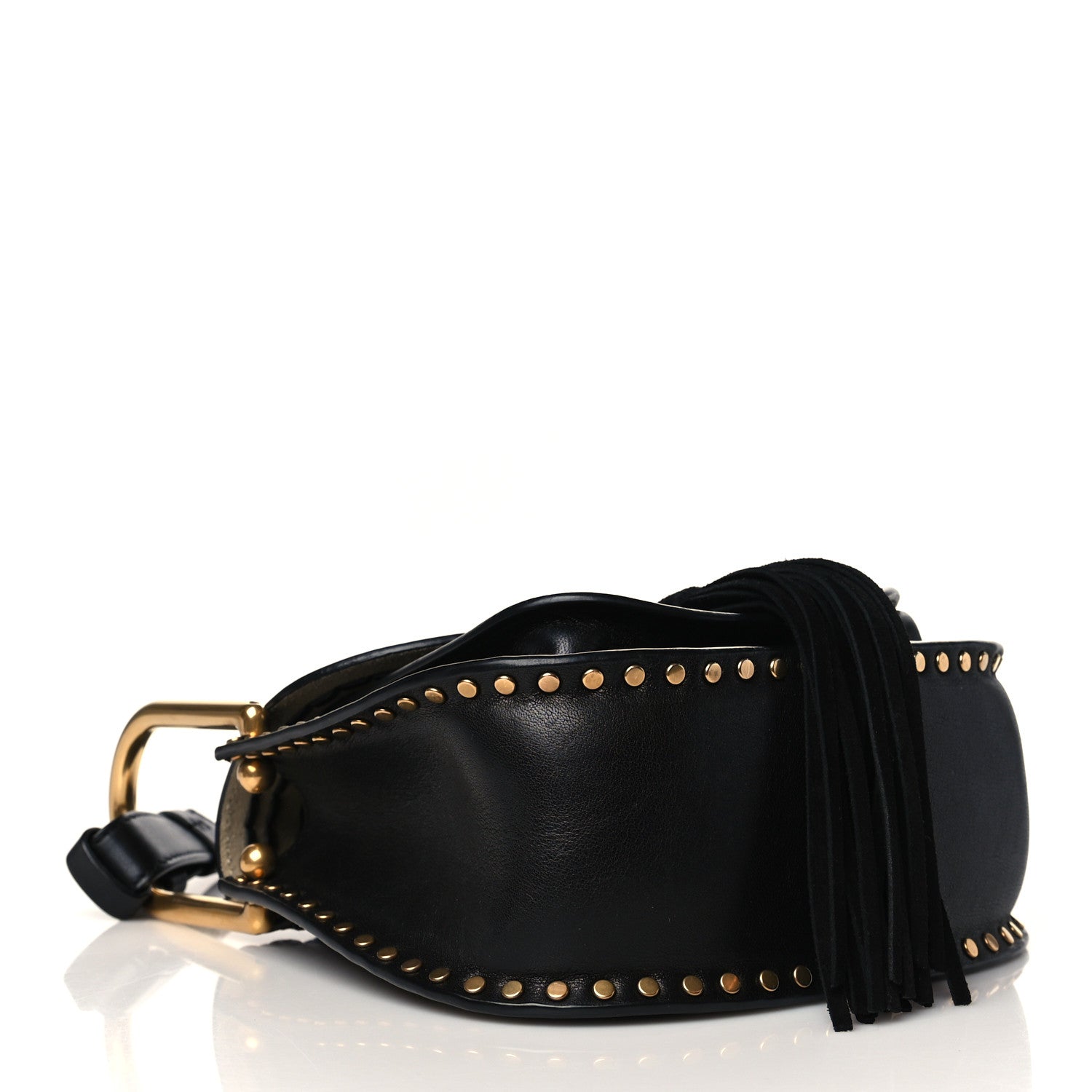 Chloe Calfskin Braided Mini Hudson Shoulder Bag Black 4 of 10