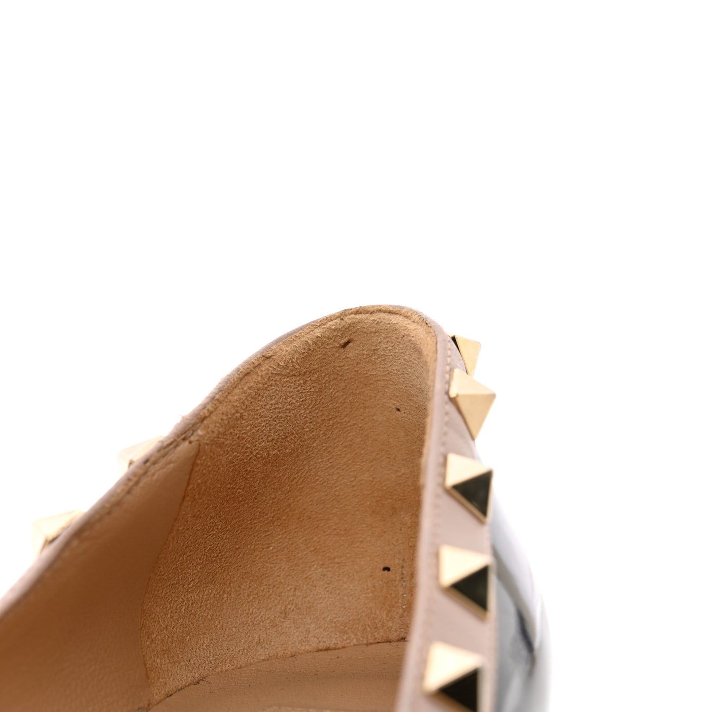 Patent Rockstud 70mm Wedges 38 Black Poudre