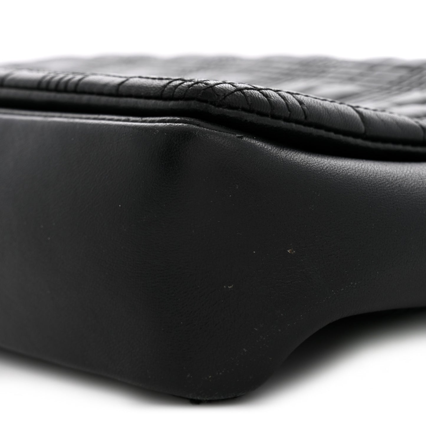 Lambskin Quilted Medium Lola Bag Black