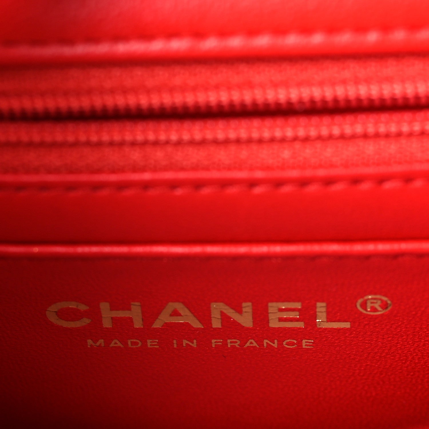 Chanel Lambskin Resin Crystal Square Quilted Monacoco Mini Flap Red 6 of 9