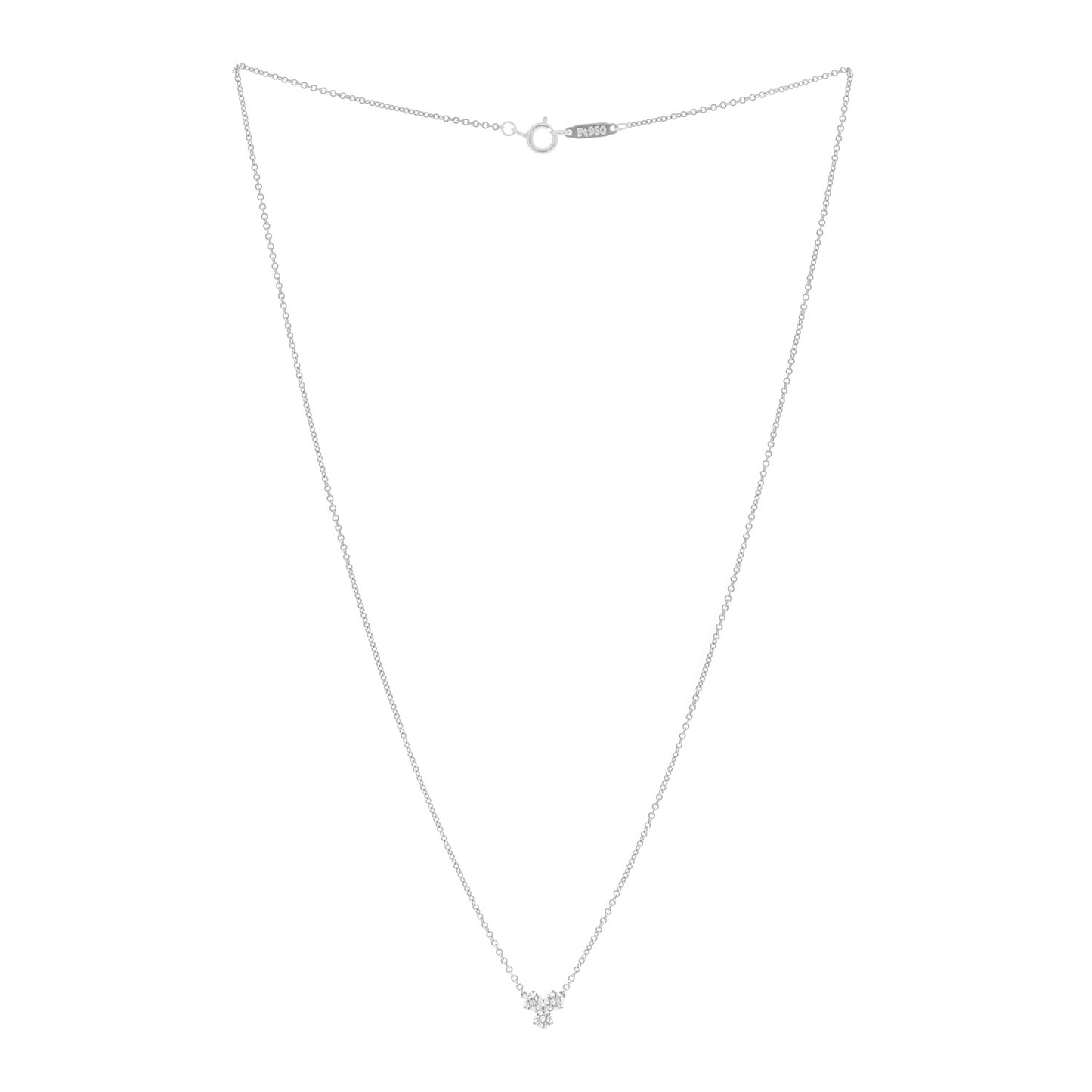 Platinum Diamond .30ctw Aria Pendant Necklace