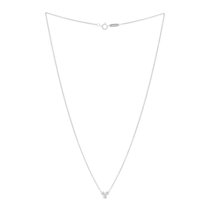 Tiffany Platinum Diamond .30ctw Aria Pendant Necklace 3 of 6