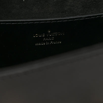 Louis Vuitton Calfskin Monogram Blossom Twist MM Black 6 of 9