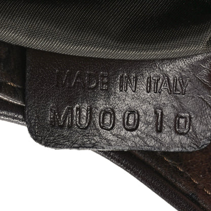 Christian Dior Ostrich Saddle Bag Brown 7 of 12