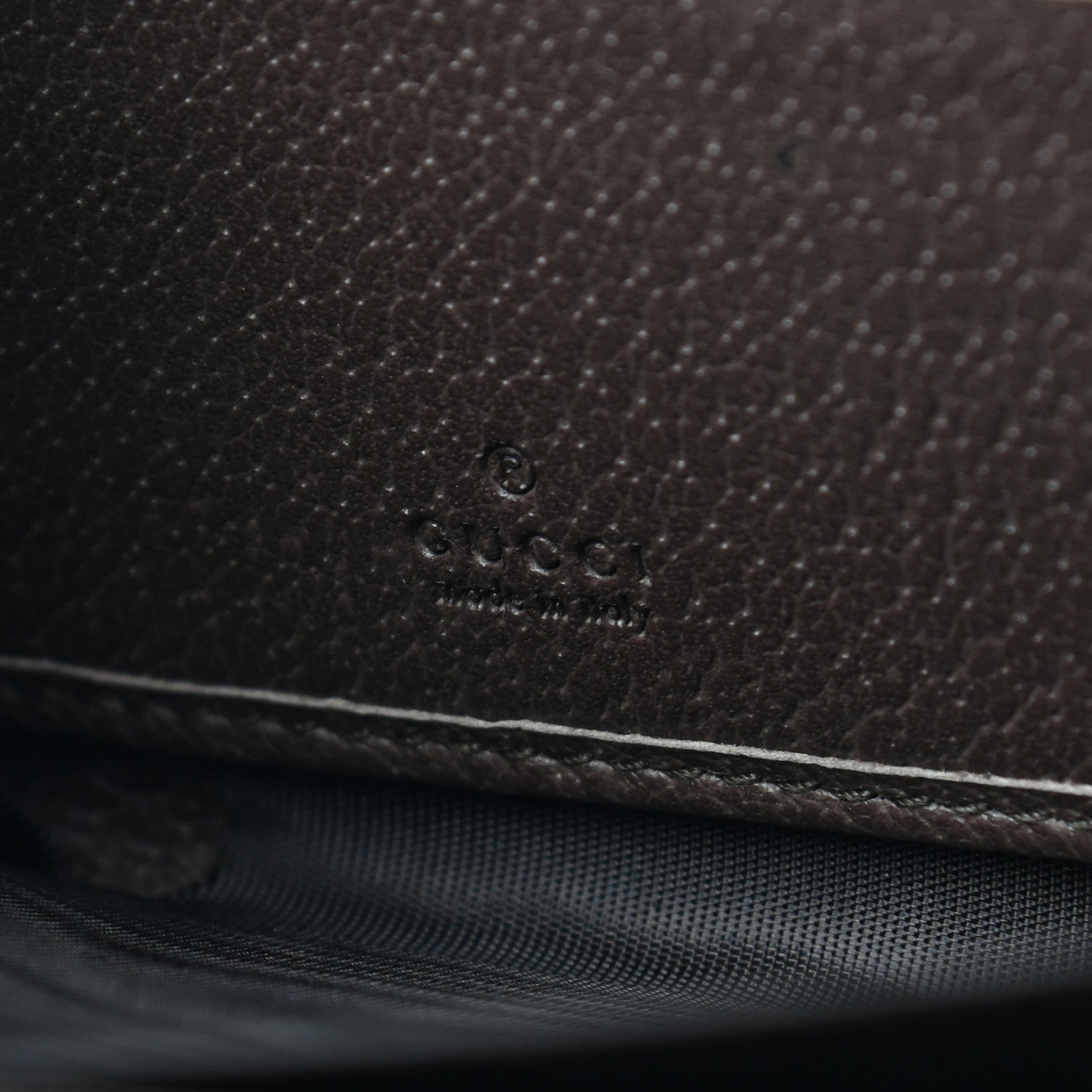Gucci GG Supreme Monogram Web Ophidia Zip Around Wallet Brown 6 of 7