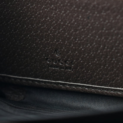 Gucci GG Supreme Monogram Web Ophidia Zip Around Wallet Brown 6 of 7